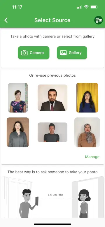 7ID հավելված՝ Ալբանիայի Visa Photo Maker