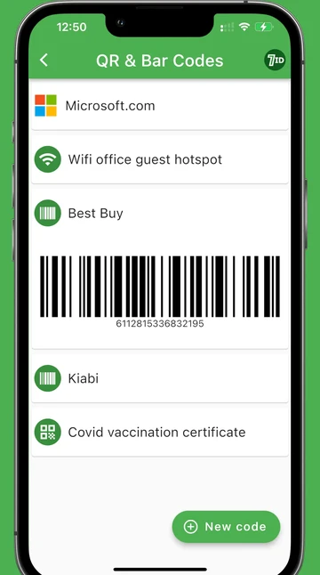 7ID៖ កម្មវិធី Barcode