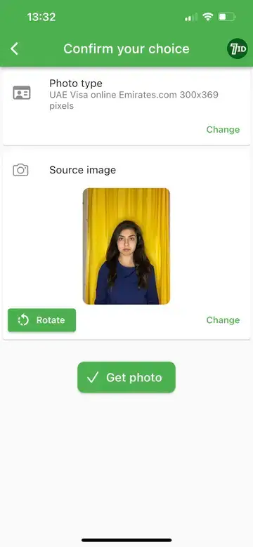 7ID: SAE Visa Photo Maker