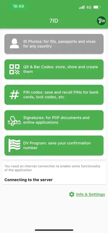 7ID: PIN-lər və Parollar Generator və Saxlama Proqramı