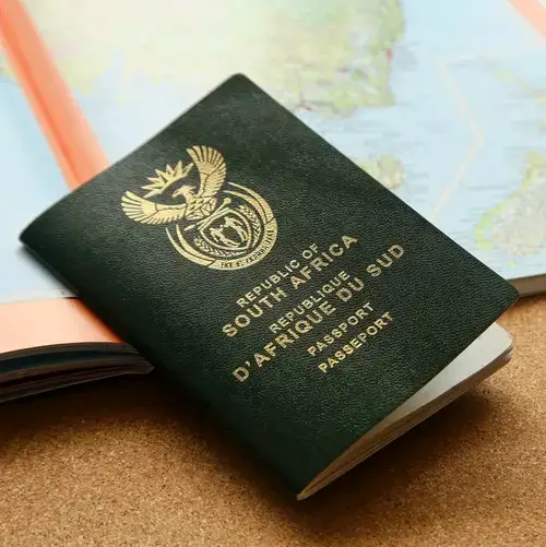 Aplicativo para passaporte e foto de identidade da África do Sul