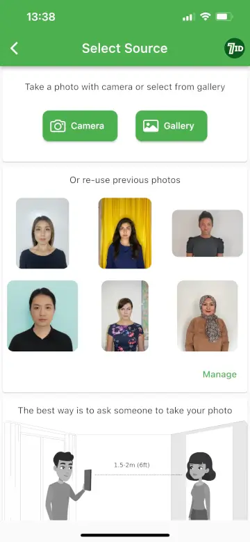 7ID aplikacija: Uzbekistan Visa Photo Maker